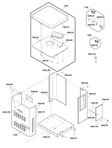 Part Location Diagram of 84007302 Briggs and Stratton Panel, Front